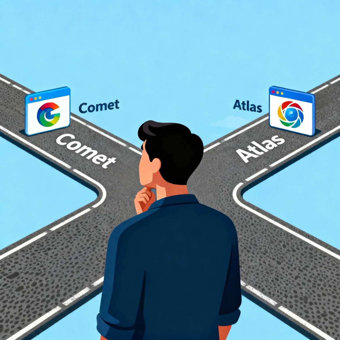 select between comet or atlas